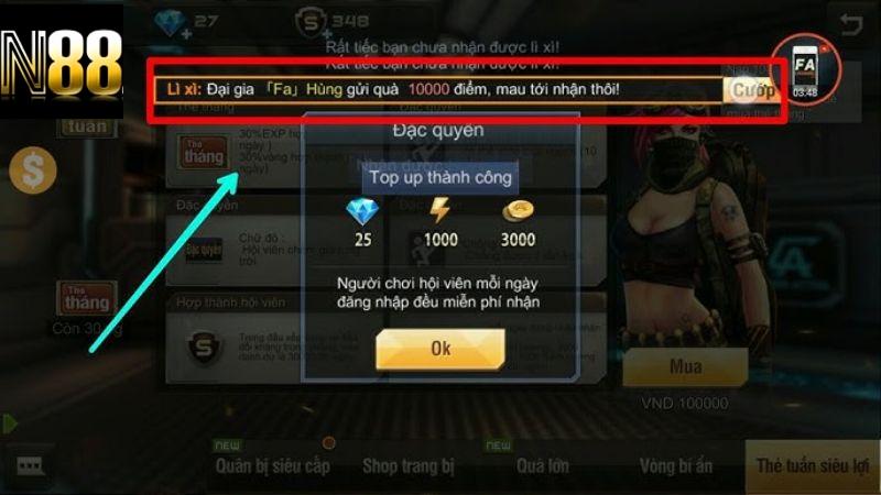 Nạp tiền N88 qua thẻ cào là gì?